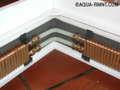 Плинтусные радиаторы отопления водяные