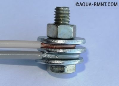Соединение медного и алюминиевого кабеля