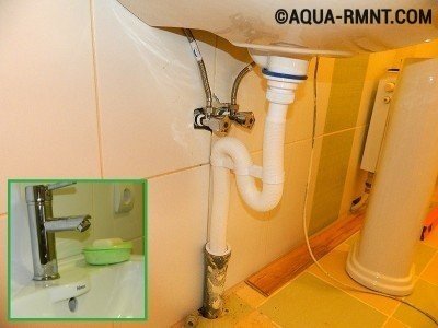 Как подключить раковину в ванной к водопроводу