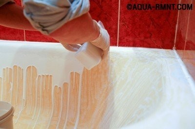 Эмаль для реставрации ванн: состав с акрилом