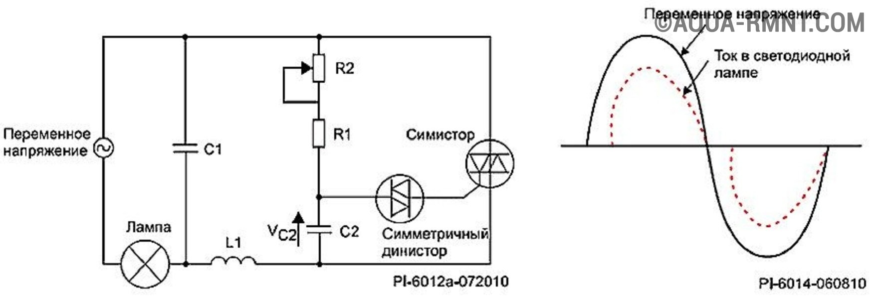 Схема диммера для светодиодных ламп на 220В